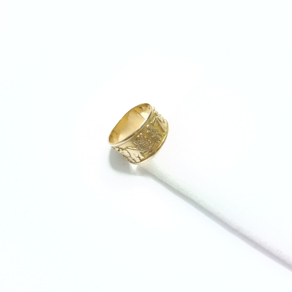 ARGOLLA DE LA SUERTE ORO 14 K 4.9 GRMS (SEMINUEVO)