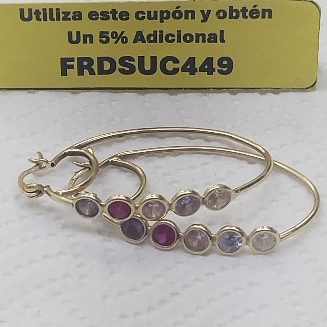ARRACADAS PAR ORO 14 K 5.5 GRMS (SEMINUEVO)