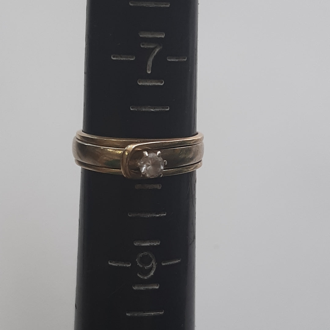 SOLITARIO ORO 14 K 4 GRMS (SEMINUEVO)