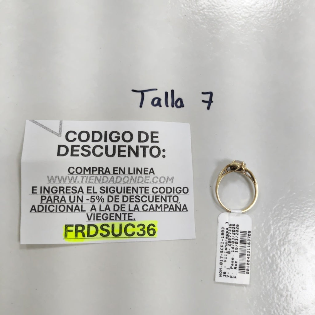 ANILLITO ORO 14 K 2,20 GRMS (SEMINUEVO)