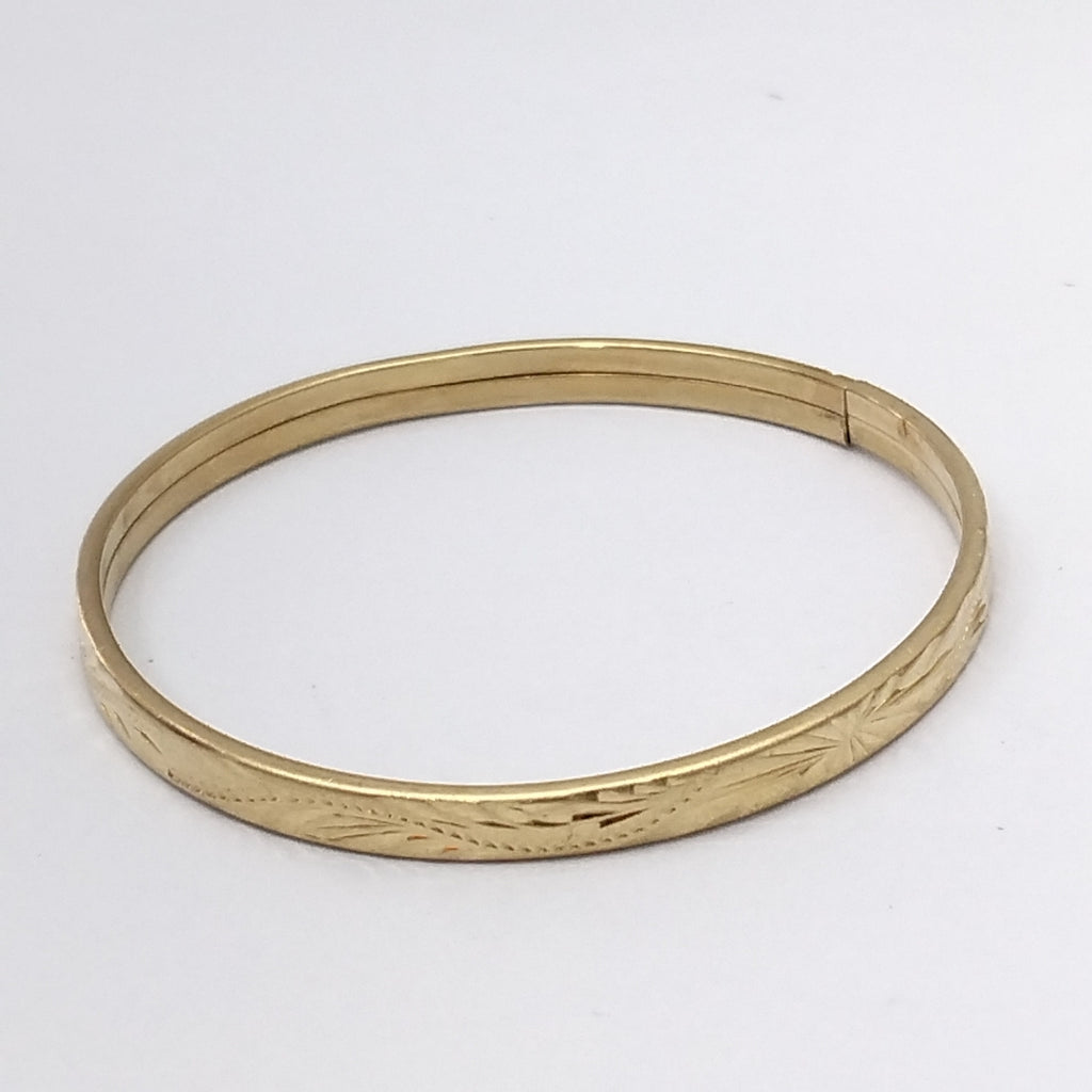 PULSERA RIGIDA ORO 14 K 5,40 GRMS (SEMINUEVO)