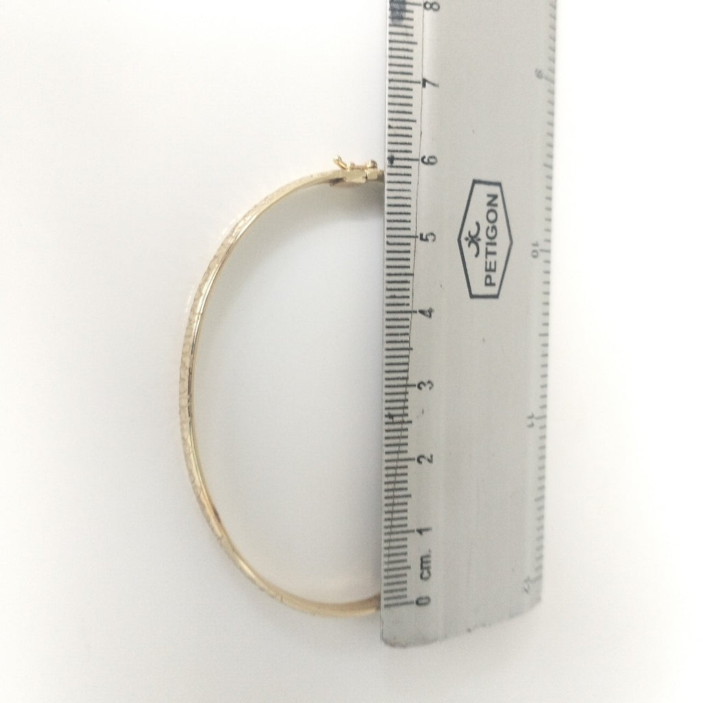 PULSERA RIGIDA ORO 14 K 7.6 GRMS (SEMINUEVO)