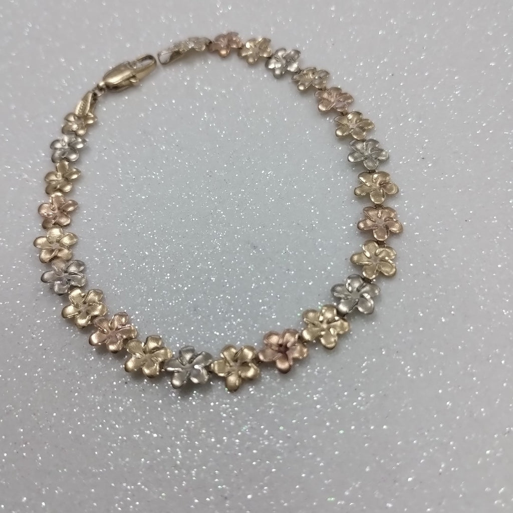 PULSERA ORO, ORO COMBINADO 14 K 3.8 GRMS (SEMINUEVO)