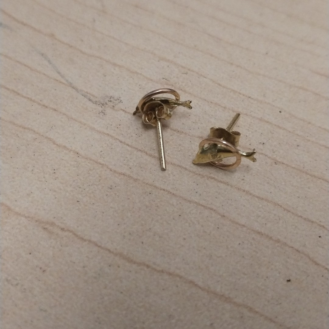 ARETES PAR ORO 14 K 0.7 GRMS (SEMINUEVO)