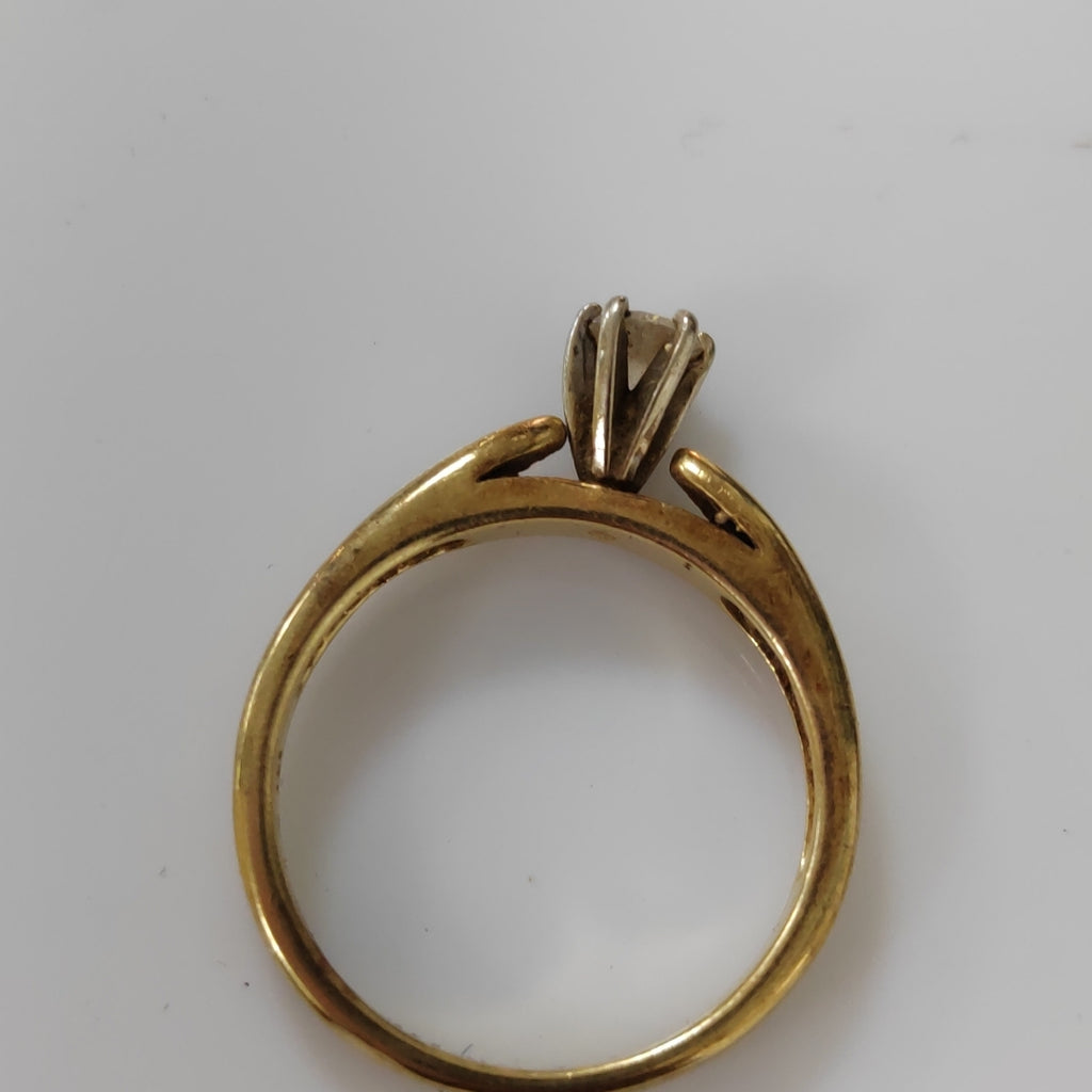 SOLITARIO ORO 14 K 2.9 GRMS (SEMINUEVO)