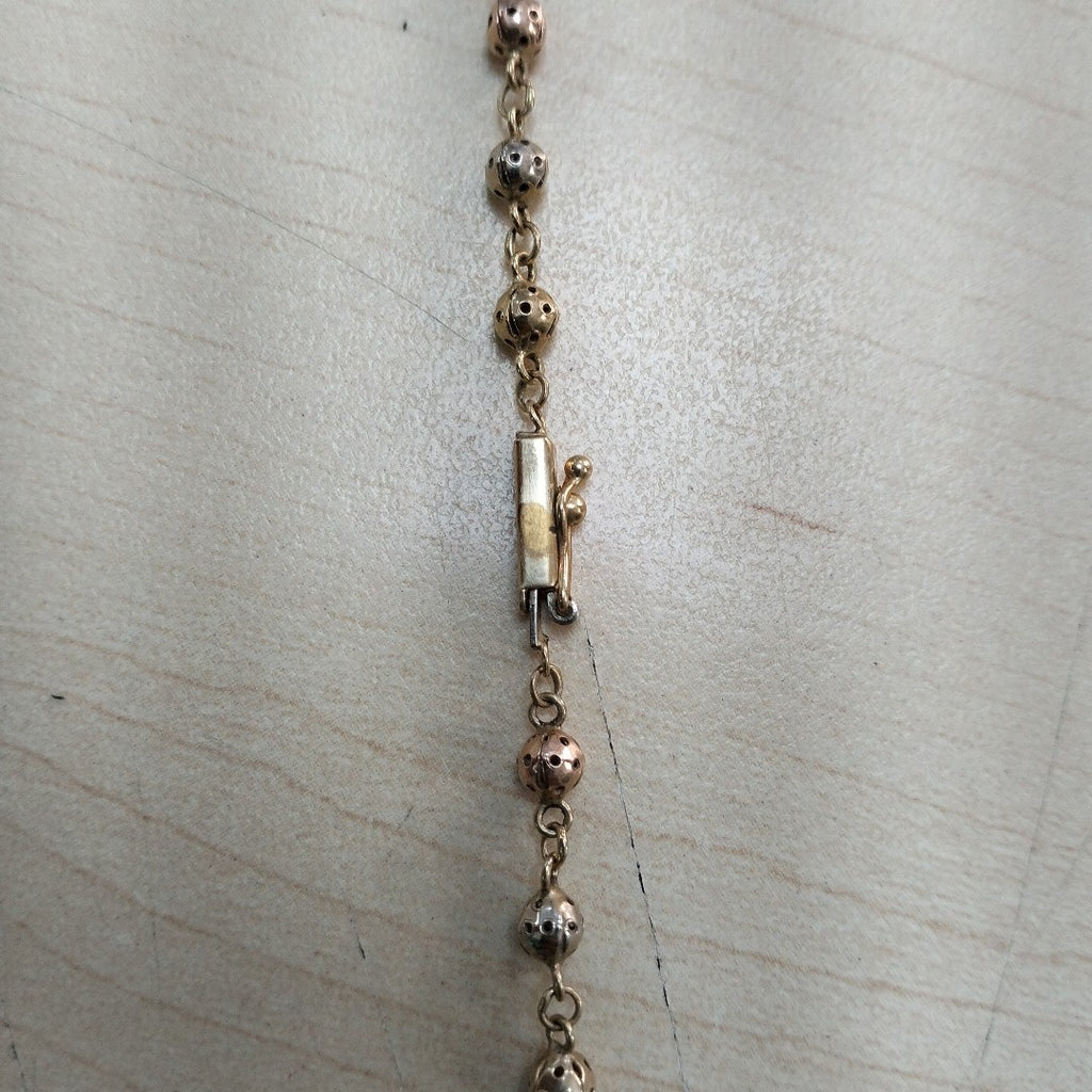 CADENA ORO COMBINADO 14 K 12.4 GRMS (SEMINUEVO)