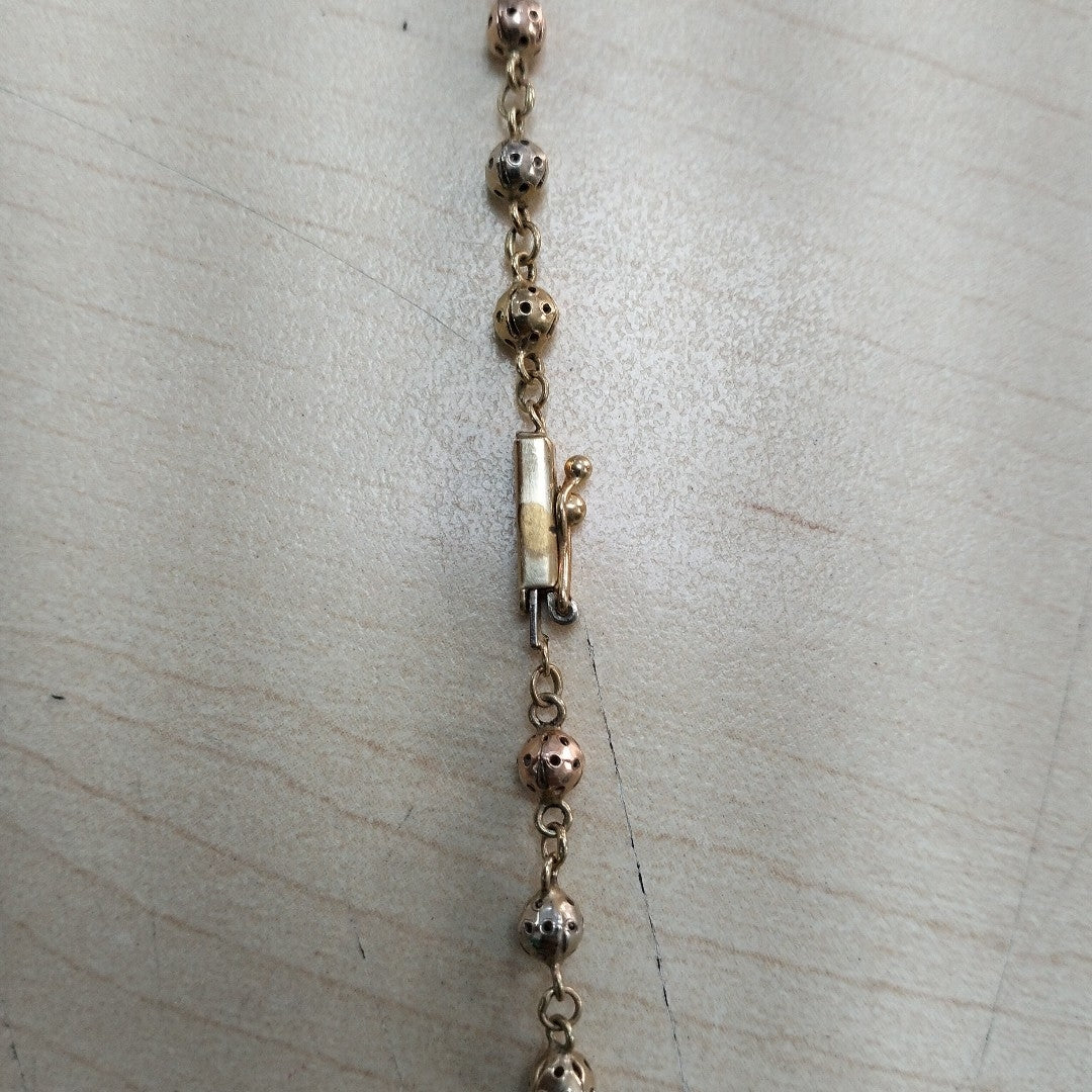 CADENA ORO COMBINADO 14 K 12.4 GRMS (SEMINUEVO)