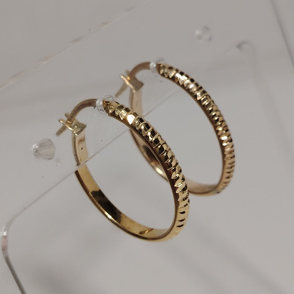 ARRACADAS PAR ORO 14 K 2 GRMS (SEMINUEVO)