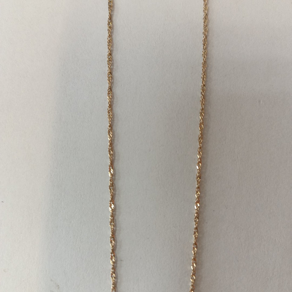 CADENA,MEDALLA RELIGIOSA ORO 10 K 2,10 GRMS (SEMINUEVO)