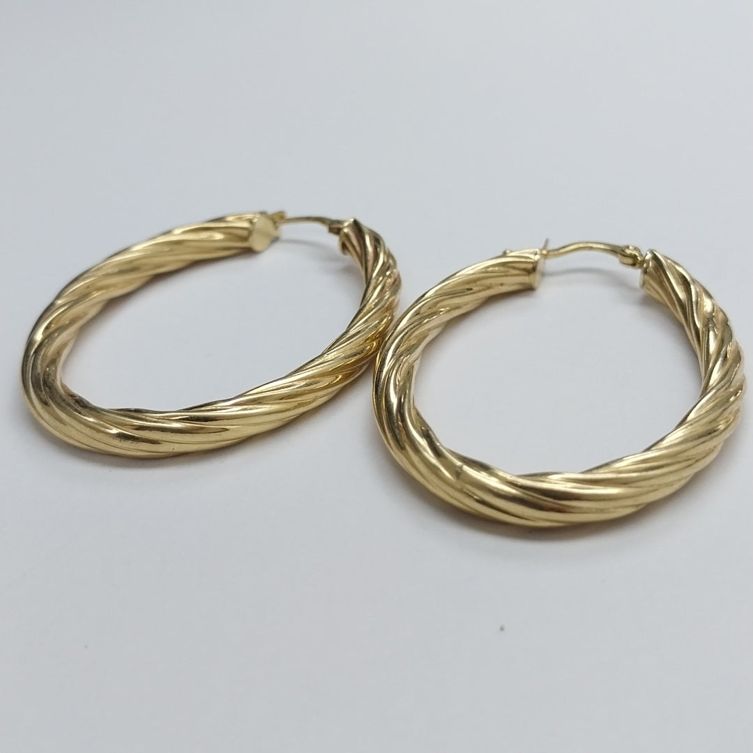 ARRACADAS PAR ORO 10 K 4.1 GRMS (SEMINUEVO)