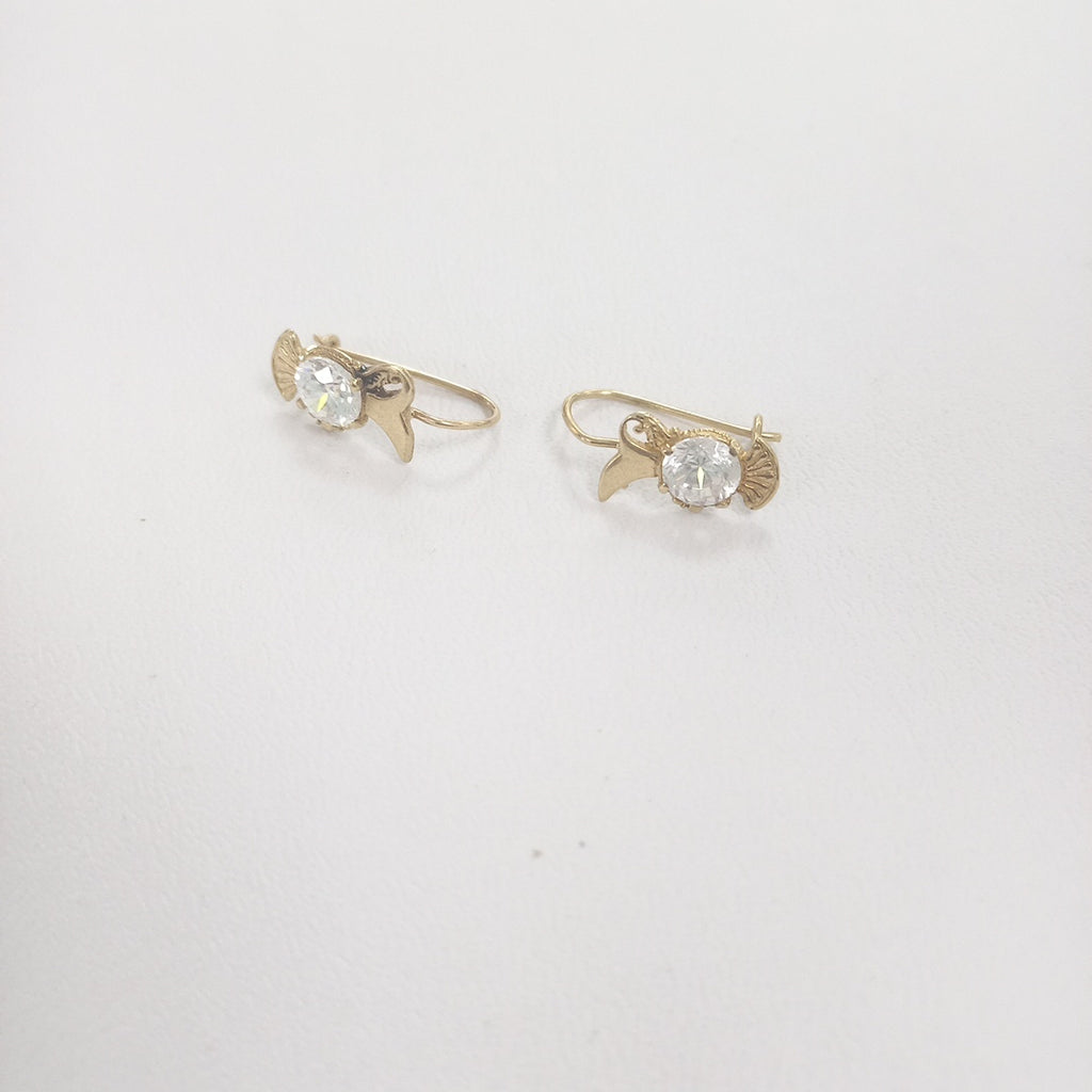 ARETES PAR ORO 8 K 2 GRMS (SEMINUEVO)