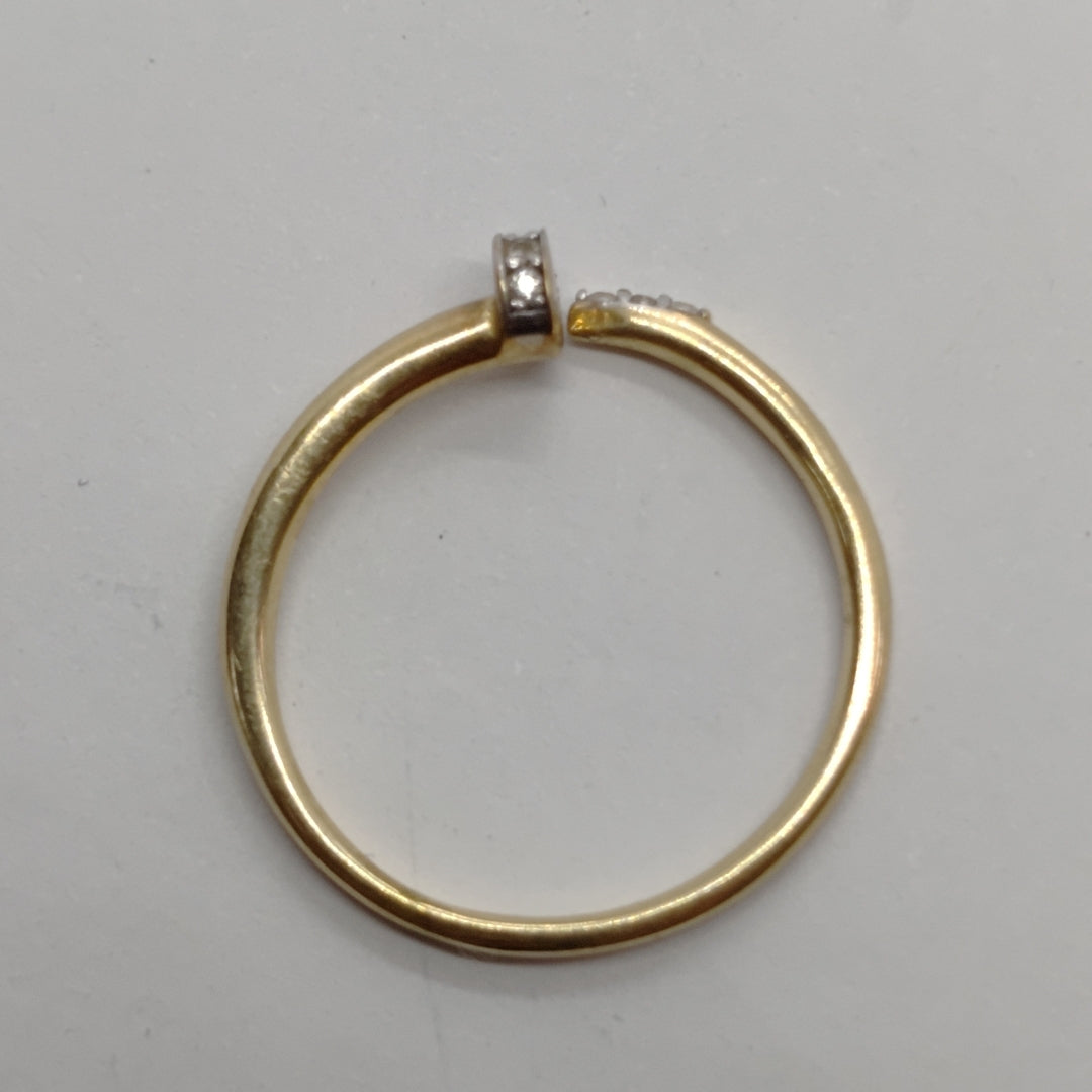 ANILLO ORO 10 K 1,50 GRMS (SEMINUEVO)