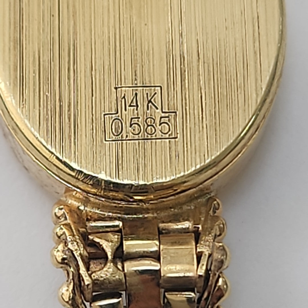 RELOJ CAJA Y PULSO ORO ORO 14 K 14,90 GRMS (SEMINUEVO)