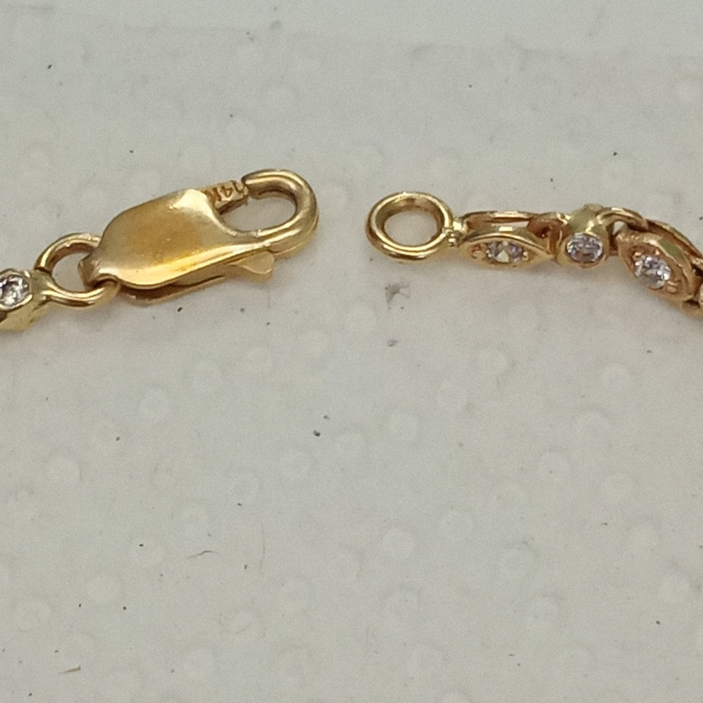 CADENA ORO COMBINADO 14 K 19.6 GRMS (SEMINUEVO)