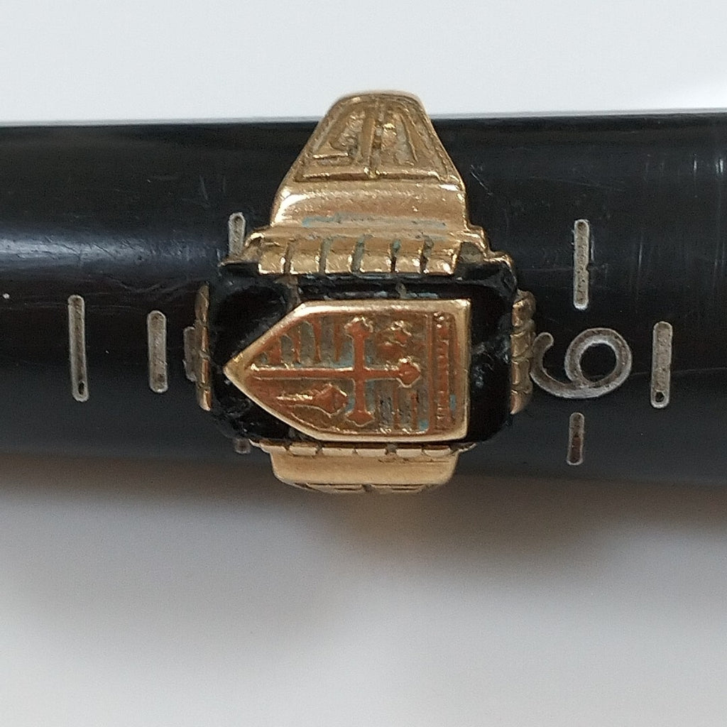 ANILLO DE GRADUACIÓN ORO 14 K 5.3 GRMS (SEMINUEVO)