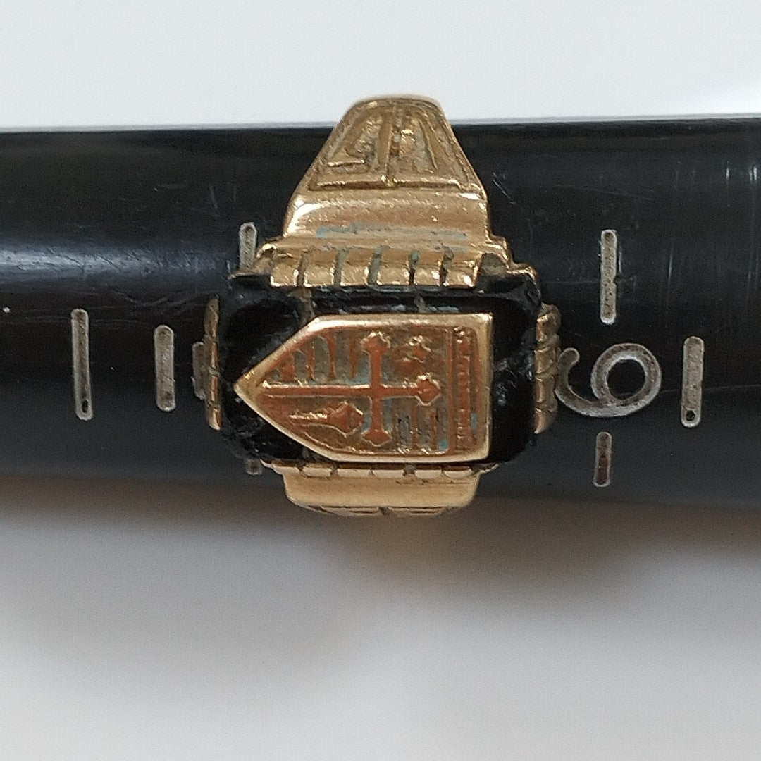 ANILLO DE GRADUACIÓN ORO 14 K 5.3 GRMS (SEMINUEVO)