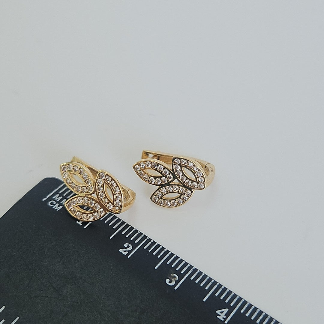 BROQUELES ORO 14K 2.4 (NUEVO)
