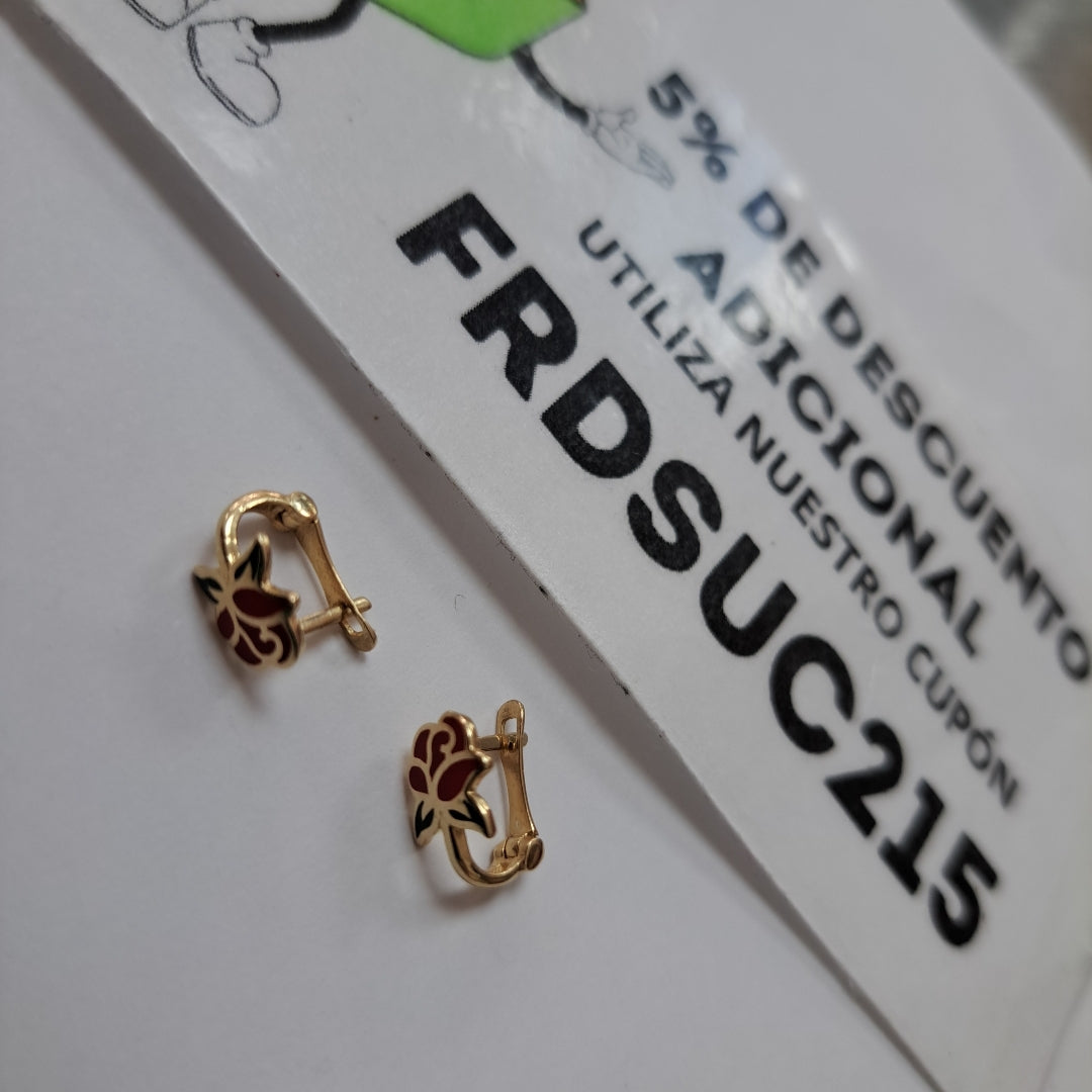 BROQUELES ORO 14K 1.3 (NUEVO)
