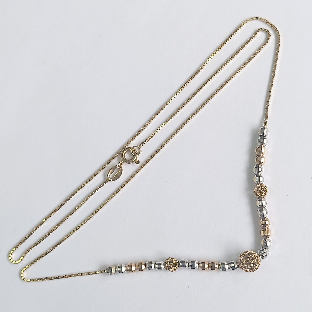 GARGANTILLA ORO,ORO COMBINADO 10 K 3,40 GRMS (SEMINUEVO)