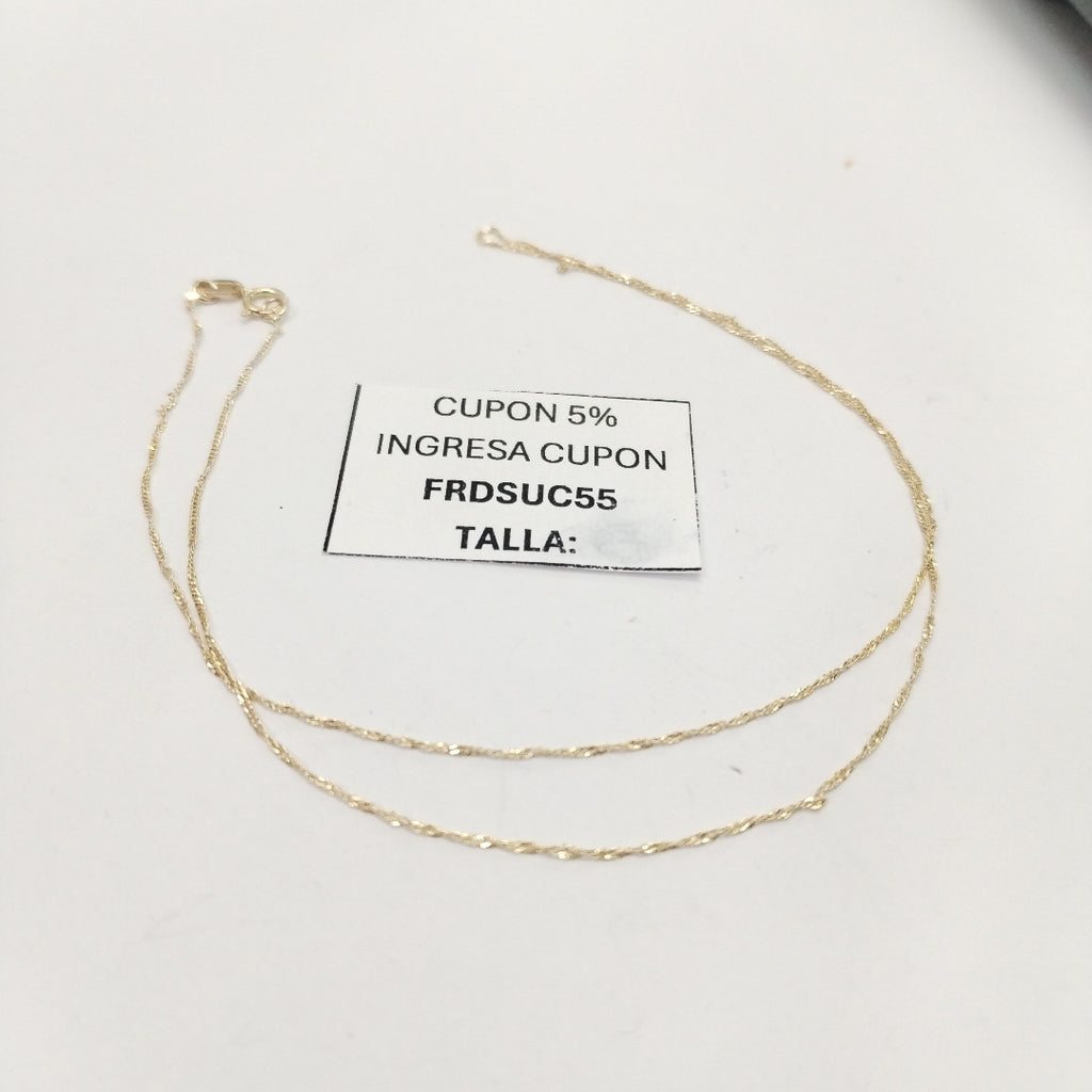 CADENA ORO 14 K 0,60 GRMS (SEMINUEVO)