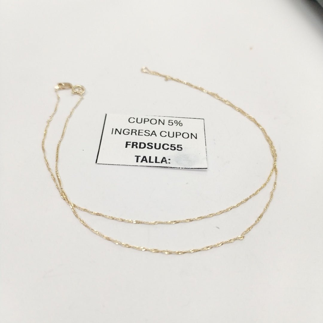 CADENA ORO 14 K 0,60 GRMS (SEMINUEVO)