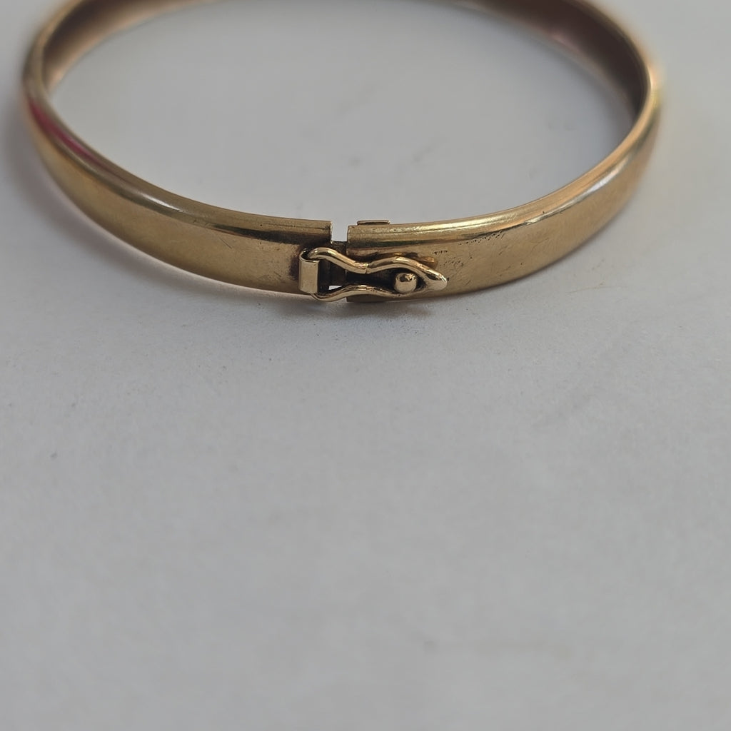 PULSERA RIGIDA ORO 10 K 5.5 GRMS (SEMINUEVO)