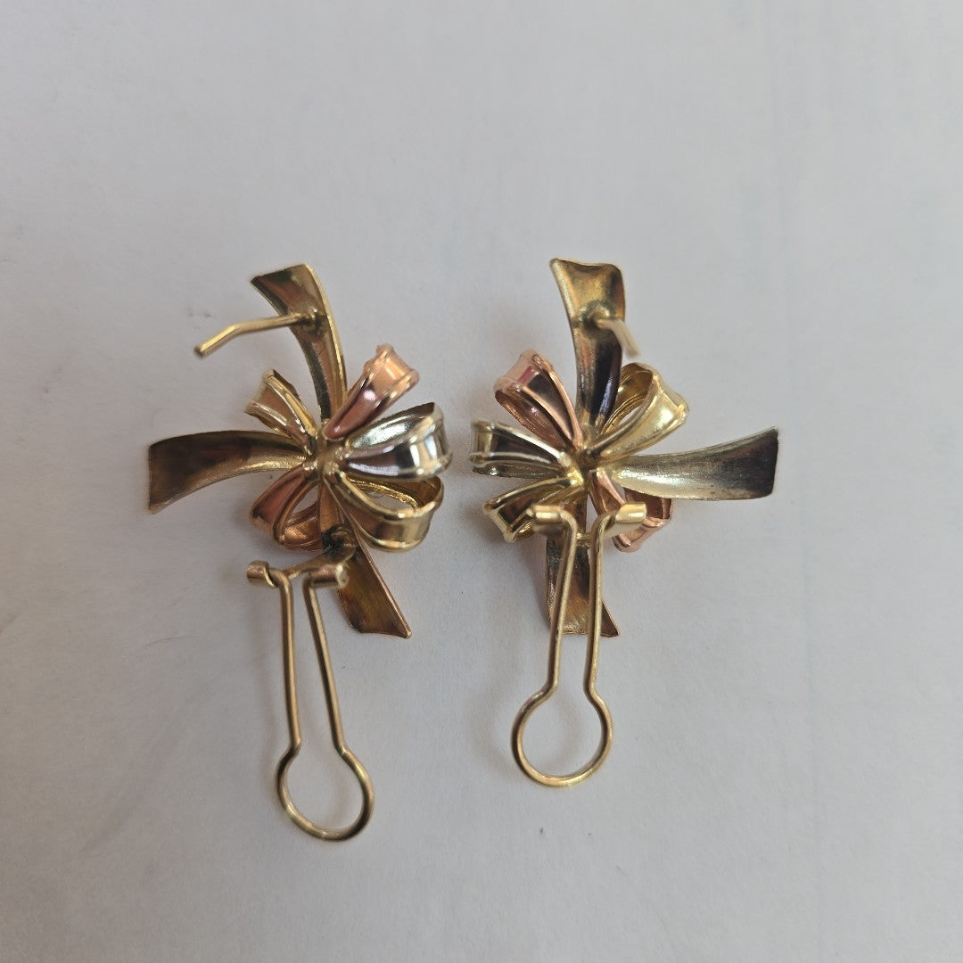 ARETES PAR ORO 14 K 6.5 GRMS (SEMINUEVO)