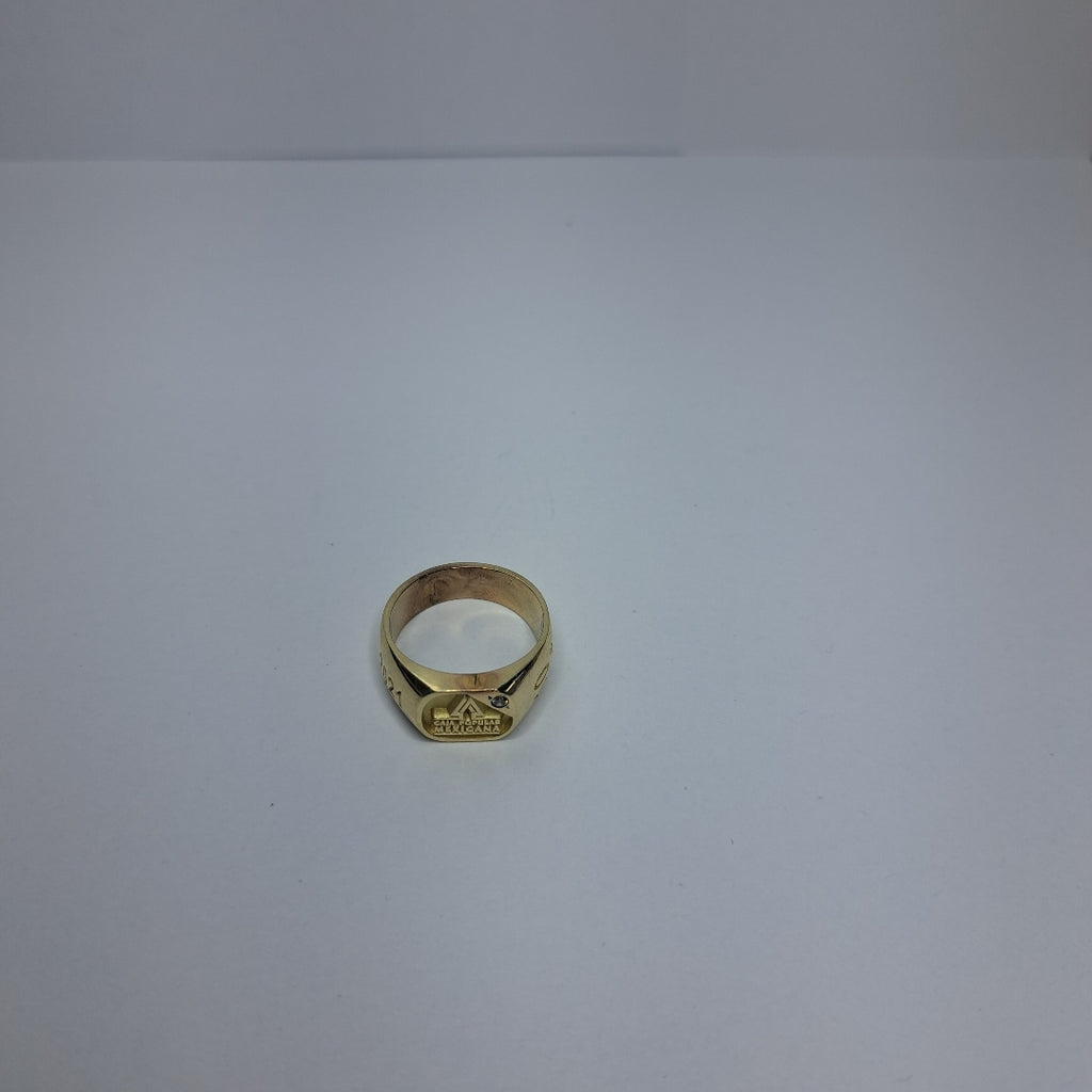 ANILLO CONMEMORATIVO ORO 10 K 7,30 GRMS (SEMINUEVO)