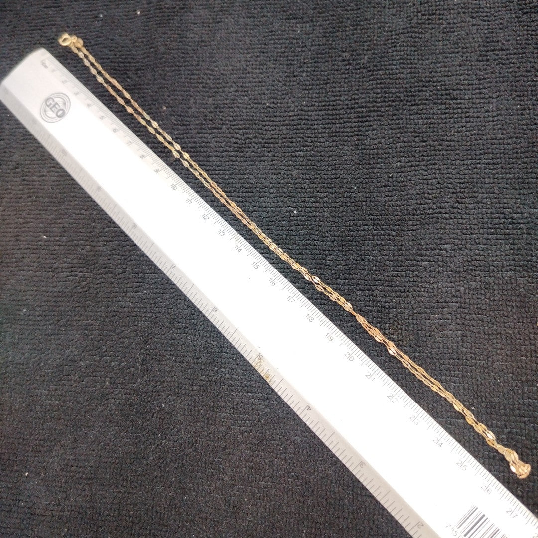CADENA ORO COMBINADO 10 K 1.2 GRMS (SEMINUEVO)