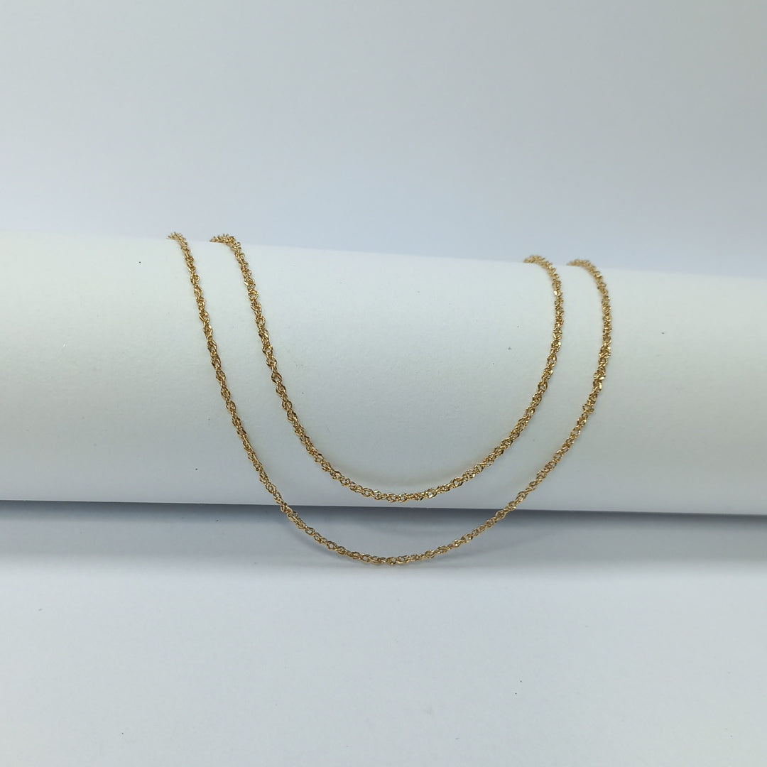 CADENA ORO 14 K 1,80 GRMS (SEMINUEVO)