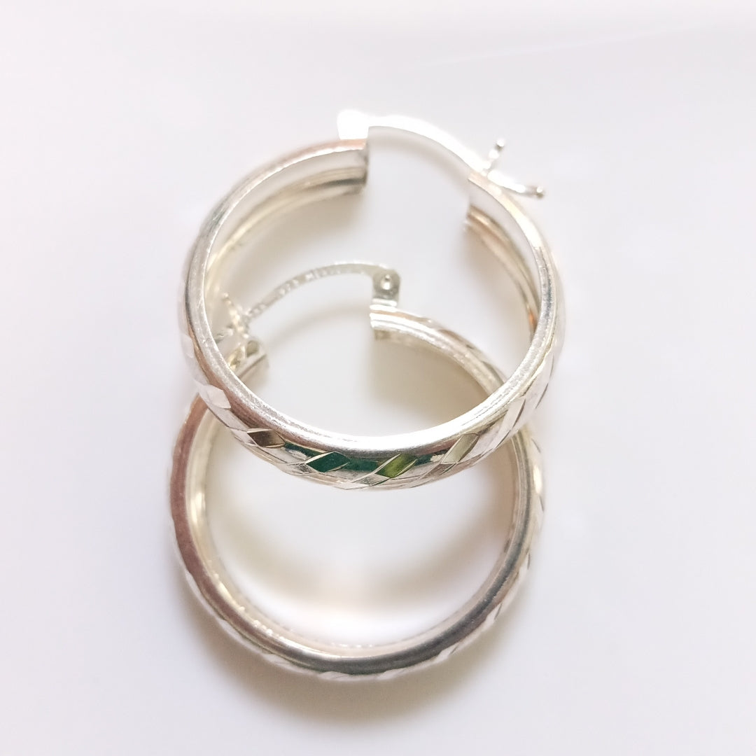 ARRACADAS PAR PLATA 3.9 GRMS (SEMINUEVO)