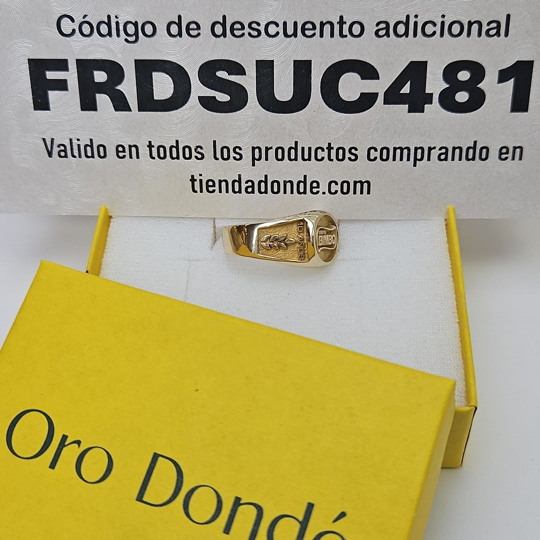 ANILLO ORO 10 K 11,10 GRMS (SEMINUEVO)