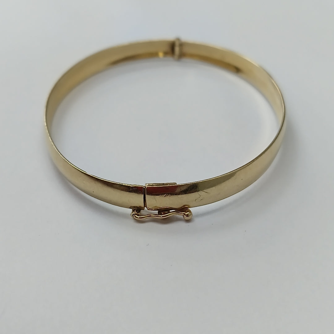 PULSERA RIGIDA ORO 14 K 10,00 GRMS (SEMINUEVO)