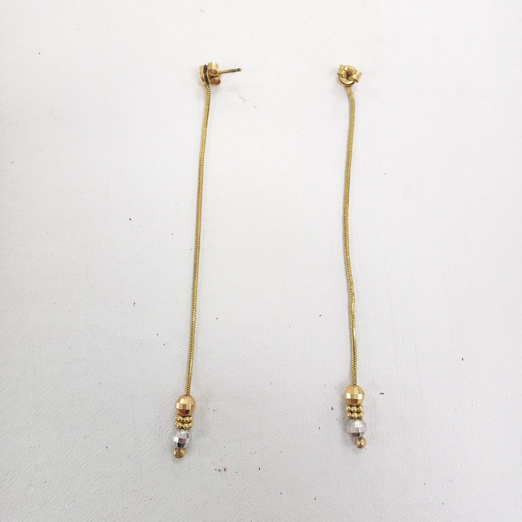BROQUELES PAR ORO 14 K 3.8 GRMS (SEMINUEVO)