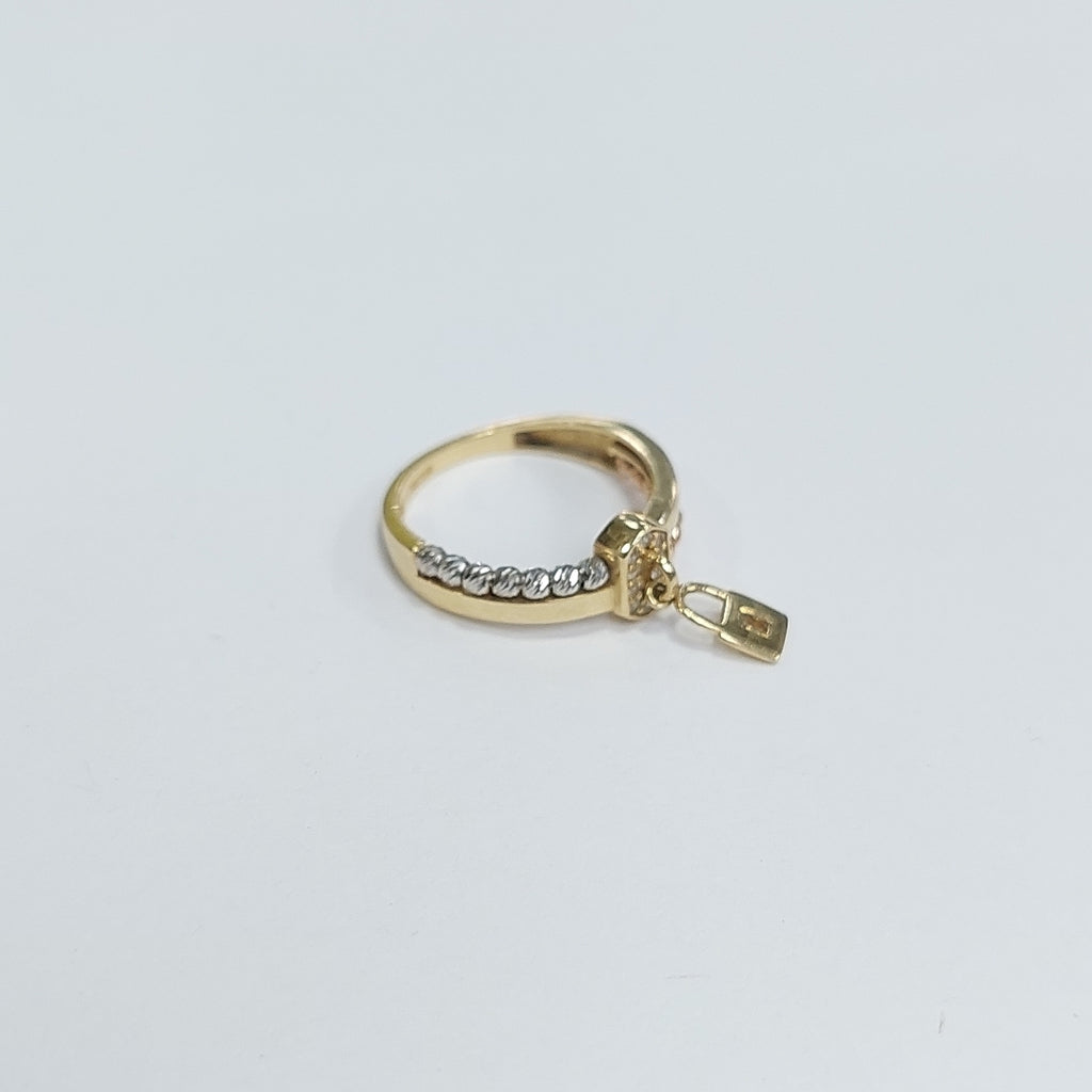 ANILLITO ORO, ORO COMBINADO 14 K 2.4 GRMS (SEMINUEVO)