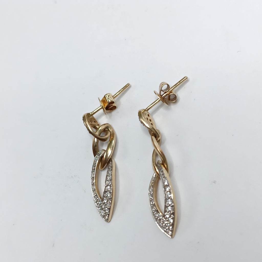 ARETES PAR ORO 14 K 2,80 GRMS (SEMINUEVO)