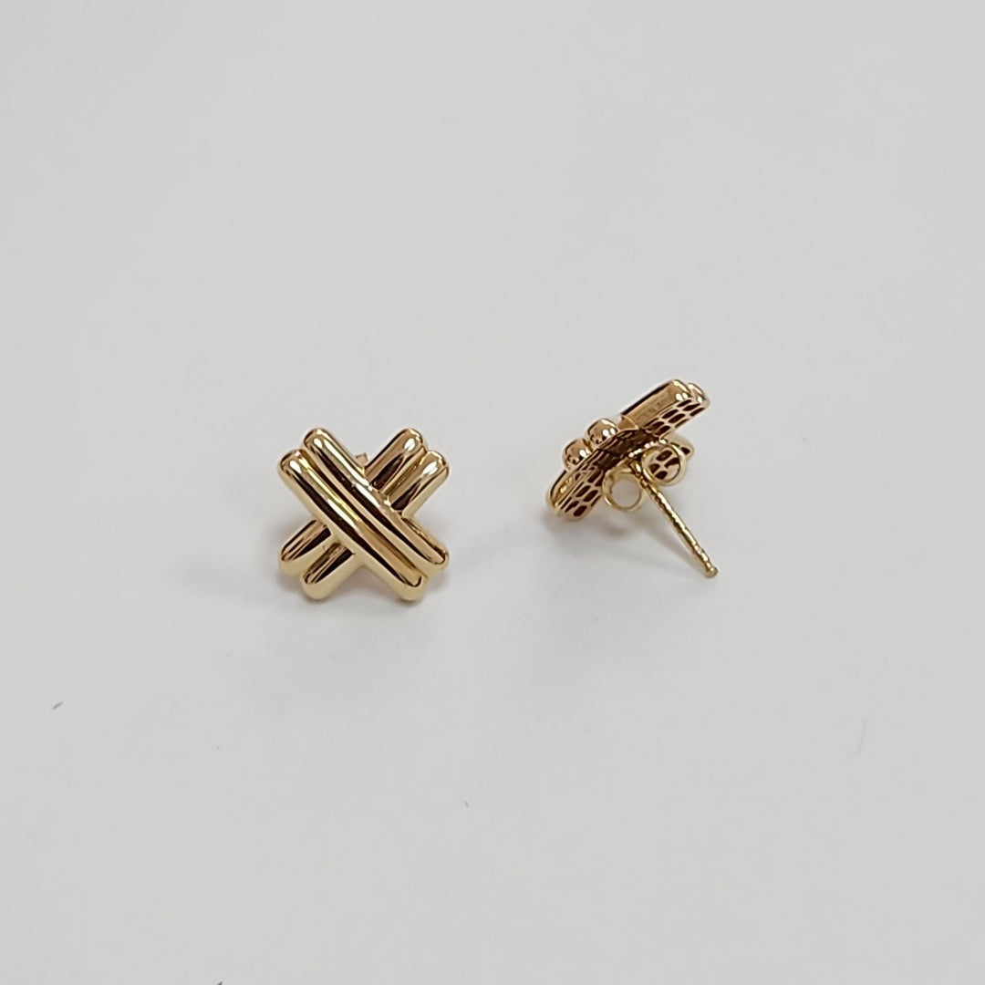 BROQUELES PAR ORO 14 K 1.6 GRMS (SEMINUEVO)
