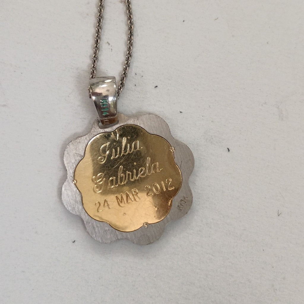 CADENA, DIJE ORO 10 K 2.4 GRMS (SEMINUEVO)