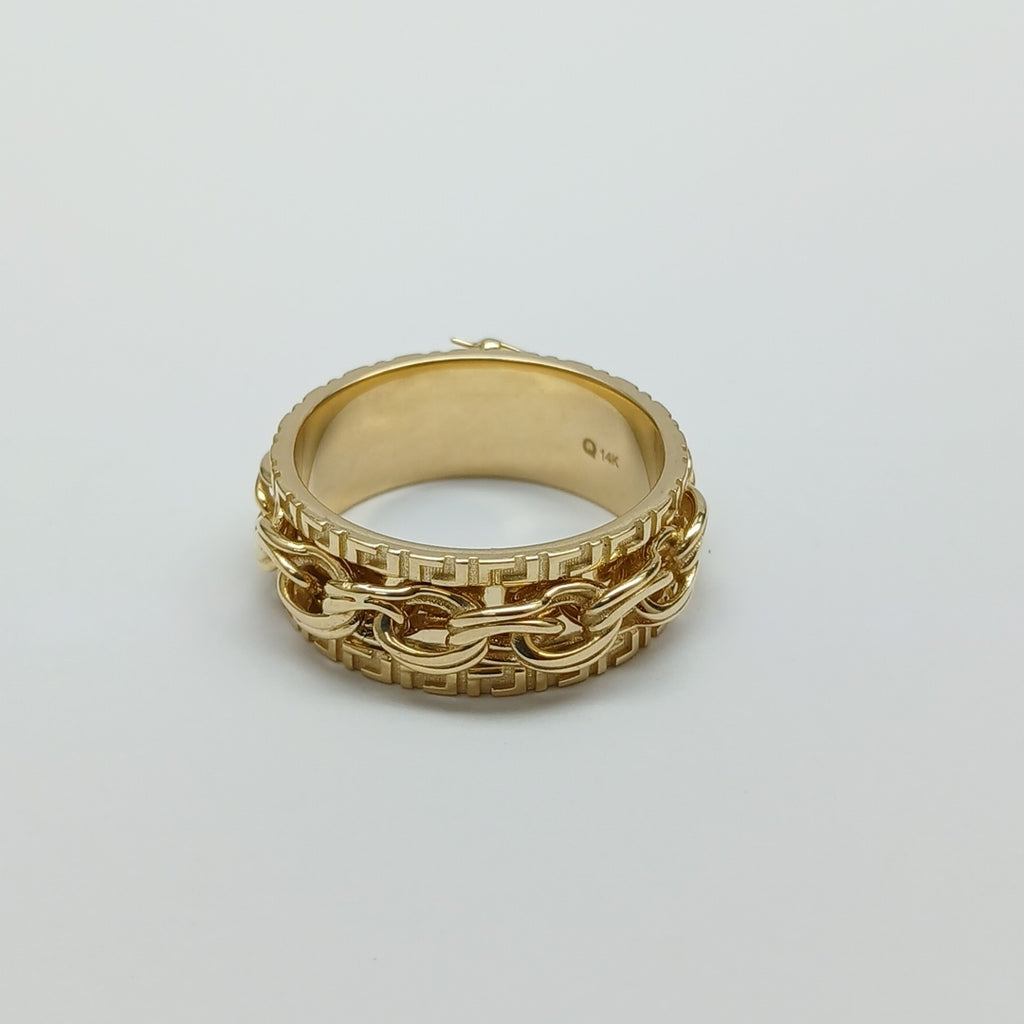 ANILLO ORO 14 K 10.2 GRMS (SEMINUEVO)