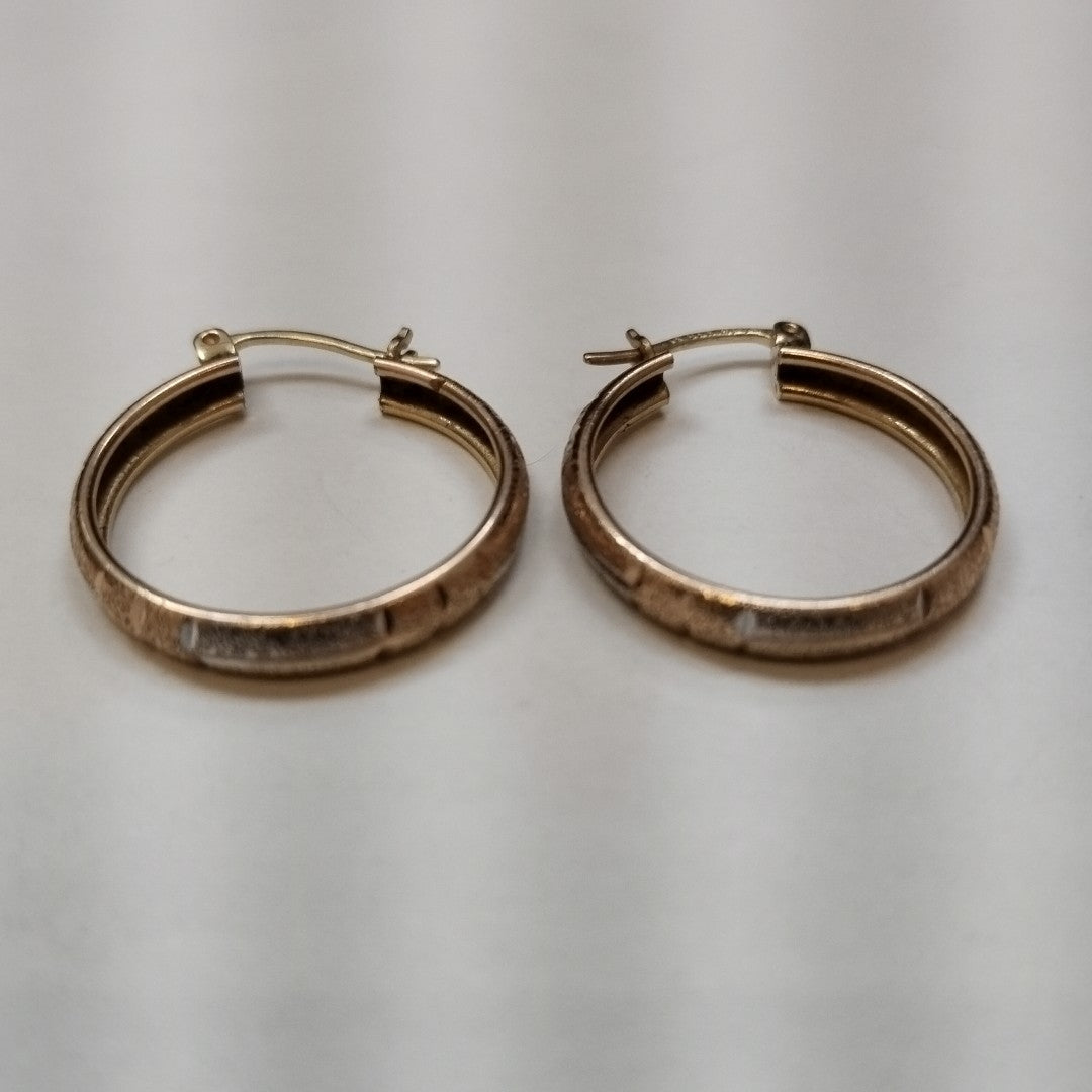 ARRACADAS PAR ORO 14 K 3.4 GRMS (SEMINUEVO)