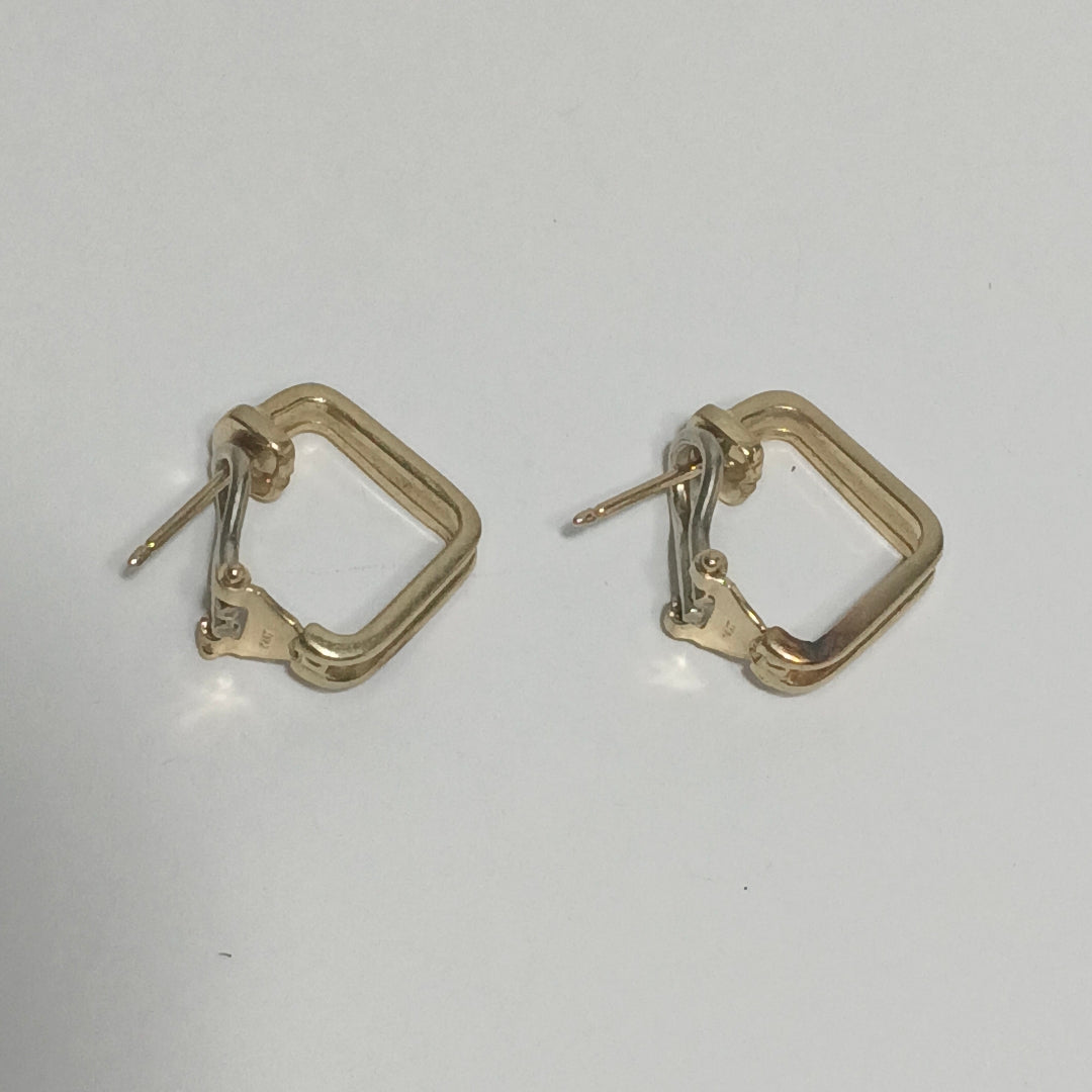 ARRACADAS PAR ORO 14 K 5.6 GRMS (SEMINUEVO)