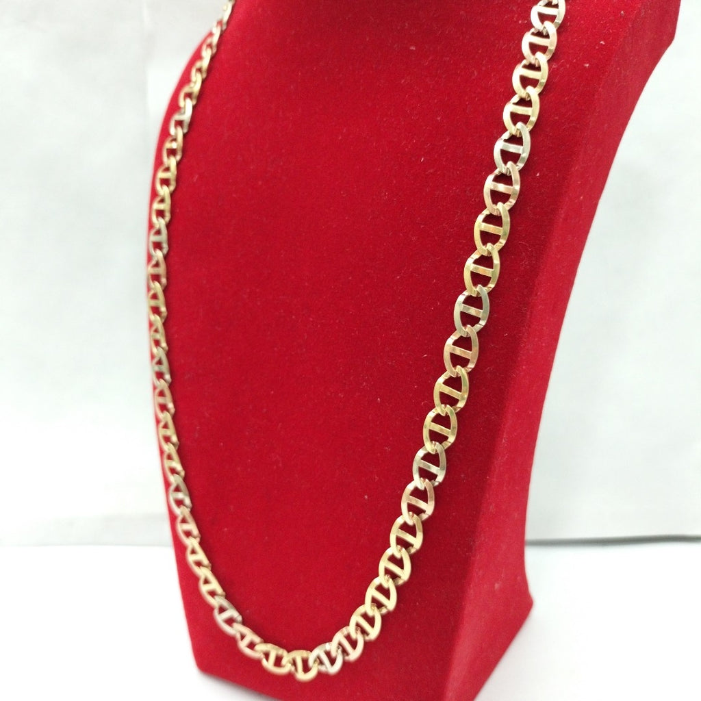 CADENA ORO, ORO COMBINADO 14 K 22.1 GRMS (SEMINUEVO)