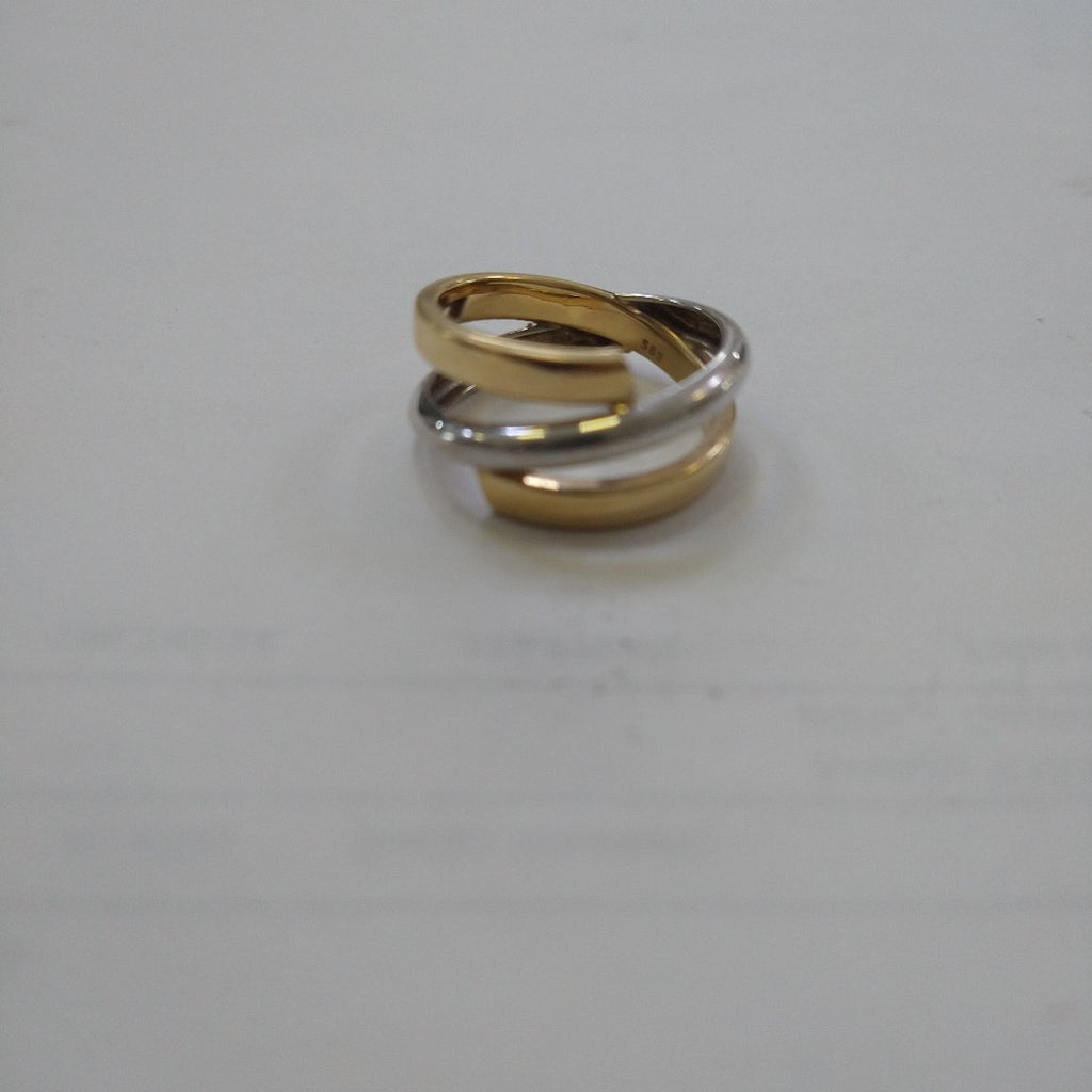 ANILLITO ORO COMBINADO 14 K 3.1 GRMS (SEMINUEVO)