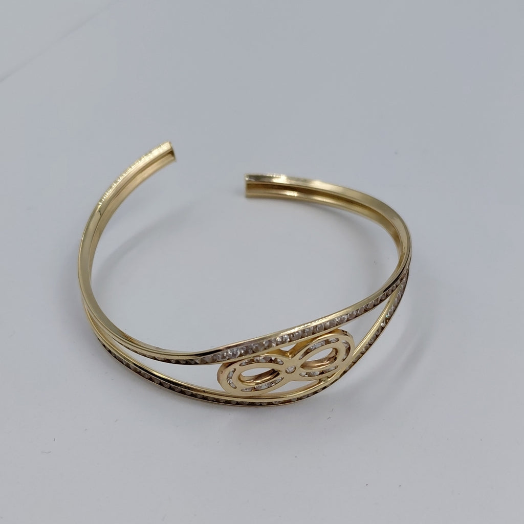 PULSERA RIGIDA ORO 10 K 6.9 GRMS (SEMINUEVO)