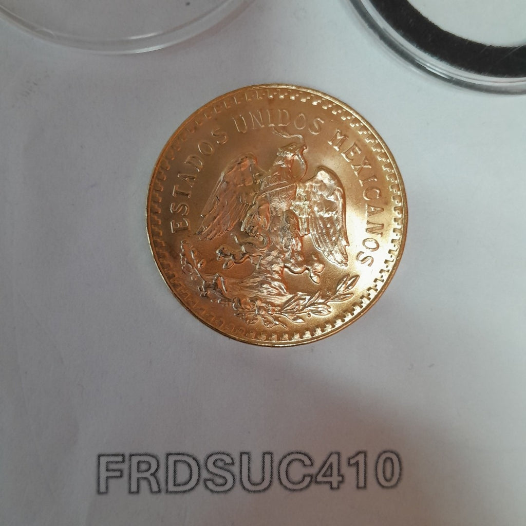 K1 41.6 GRMS 21 K IDENTIFICACIÓN MONEDA NOMINATIVA MONEDAS PESOS 50 PESO (SEMINUEVO)