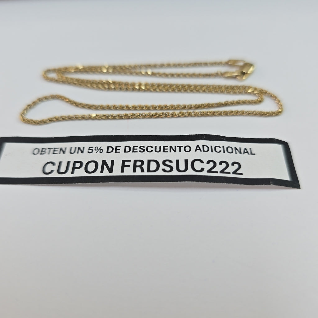 CADENA ORO 14 K 3.4 GRMS (SEMINUEVO)