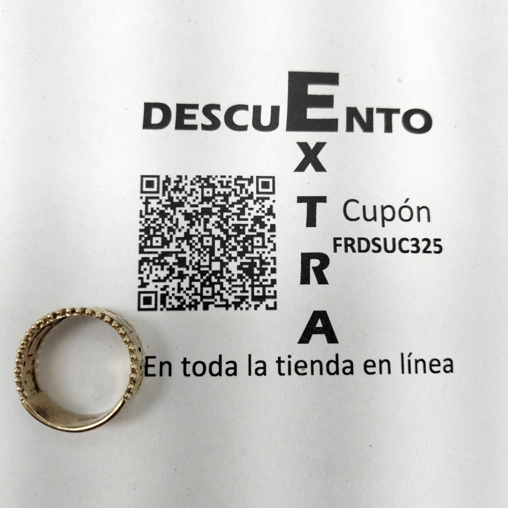 ANILLO ORO 10 K 5.4 GRMS (SEMINUEVO)