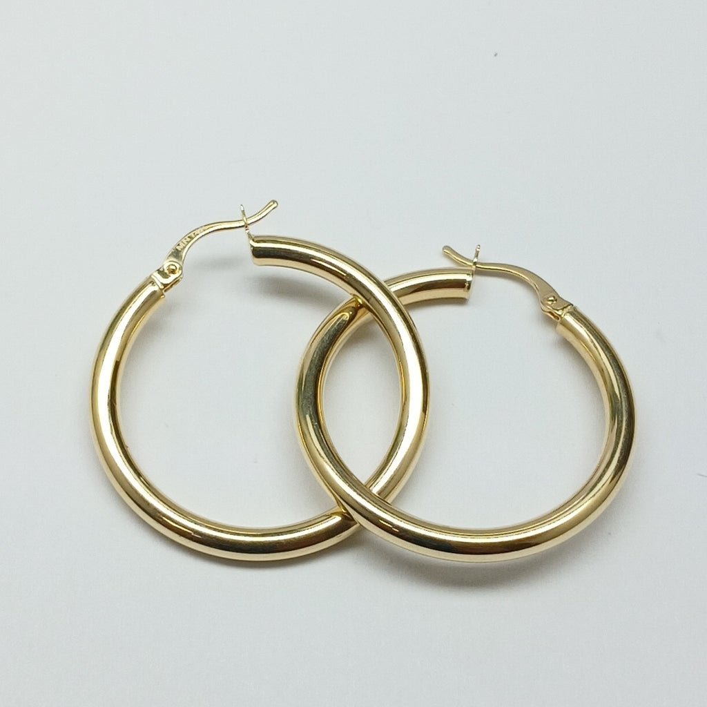 ARRACADAS PAR ORO 14 K 2.7 GRMS (SEMINUEVO)