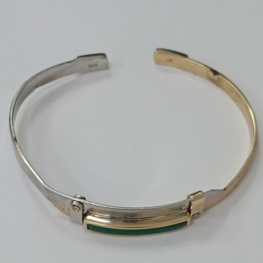 BRAZALETE ORO, ORO BLANCO, ORO COMBINADO 14 K 19.6 GRMS (SEMINUEVO)