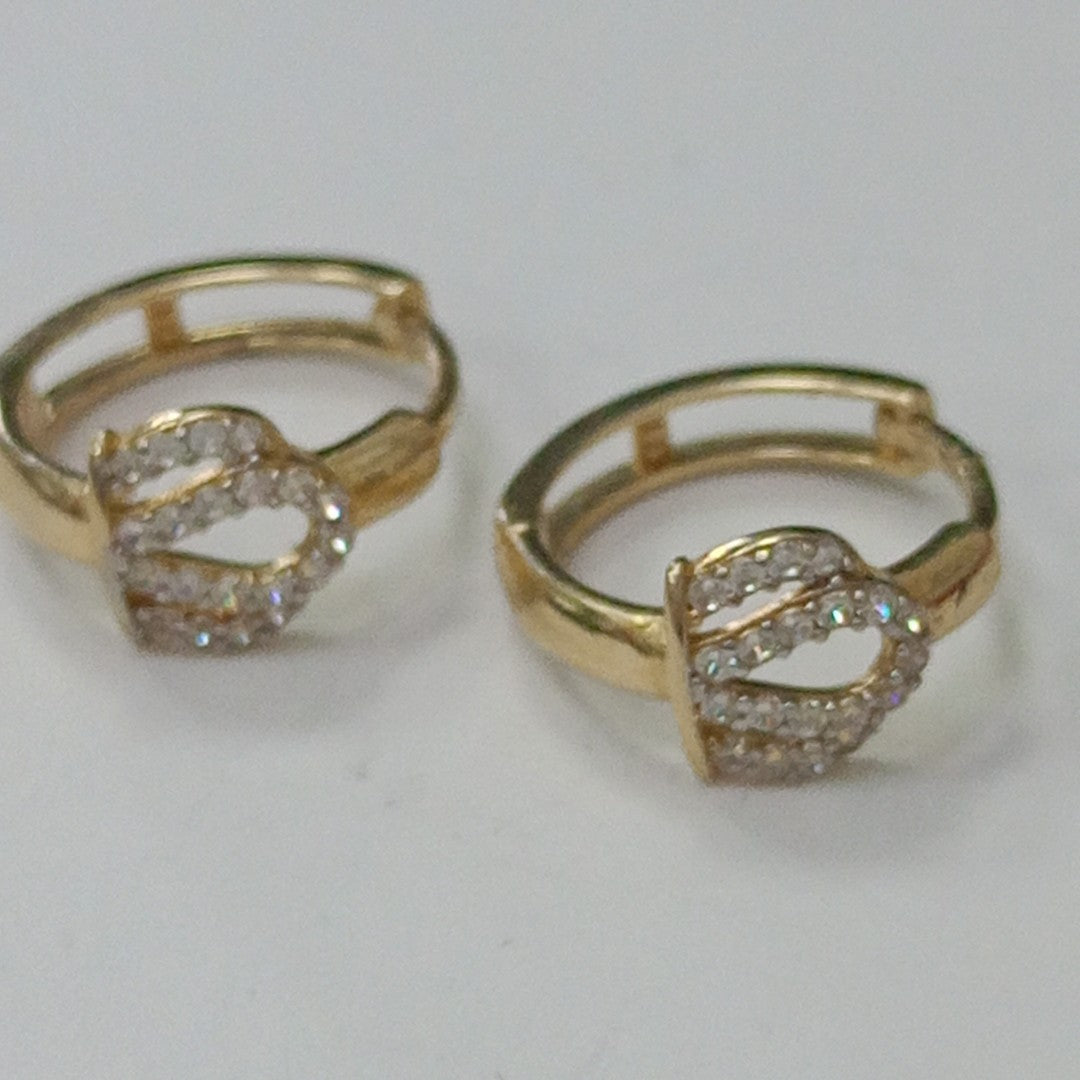 ARRACADAS PAR ORO 14 K 2.1 GRMS (SEMINUEVO)